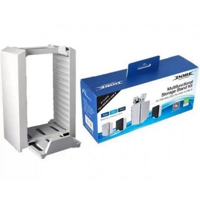 Подставка Multifunctional Storage Stand Kit PS4SlimPro (Dobe TP4-025) Glacier White